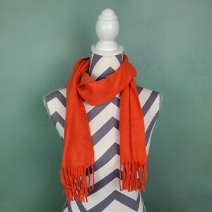 V.Fraas Cashmink Wrap Orange Scarf